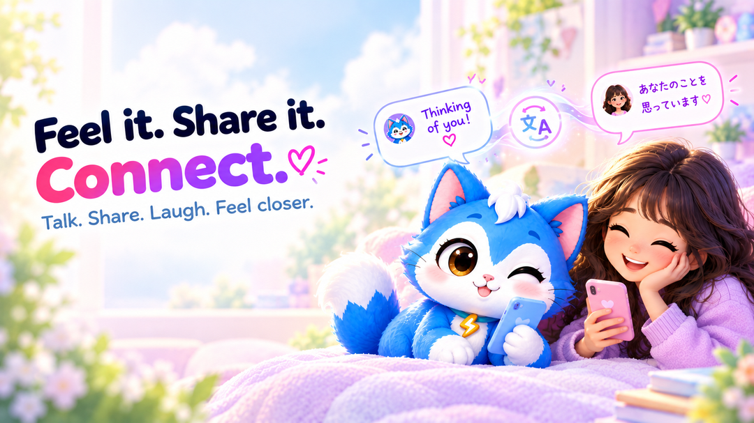 Feel it. Share it. Connect.